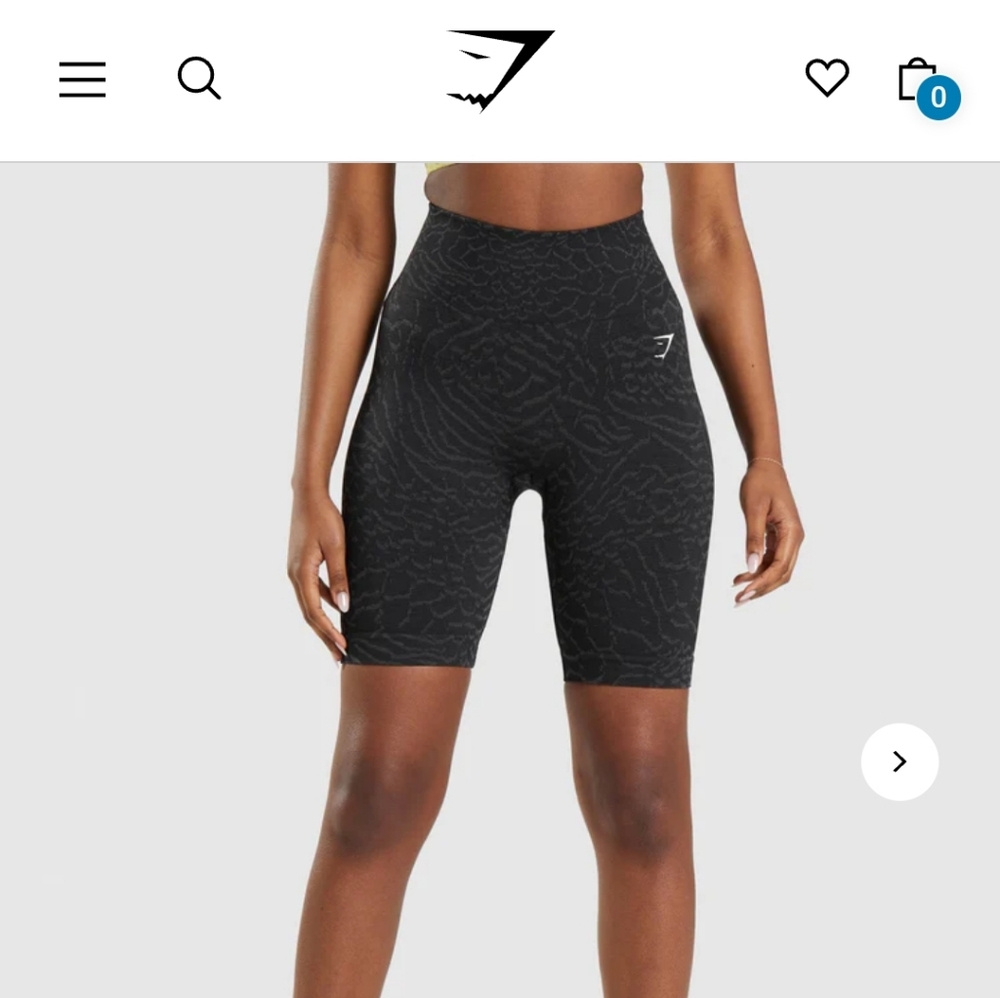 NWOT Gymshark adapt animal seamless biker shorts